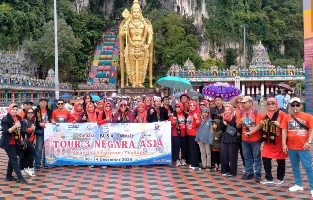 PT Raja Barqun Indonesia Memberi Reward Kepada para Leader dan Mitranya Jalan-Jalan Ke Tiga Negara