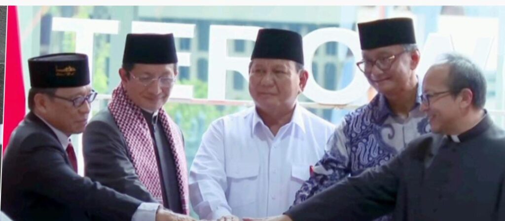 Presiden Prabowo Resmikan Terowongan Silaturahmi Istiqlal-Katedral Simbol Kerukuna