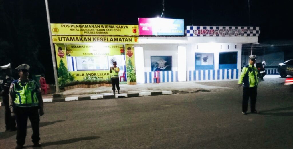 Jajaran Polres Subang , Polsek Kota Subang, Siap Siaga dalam melayani Masyarakat Jelang Nataru 2024.