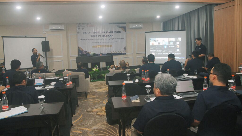PT DAHANA Gelar Rapat Tinjauan Manajemen SMKP 2025
