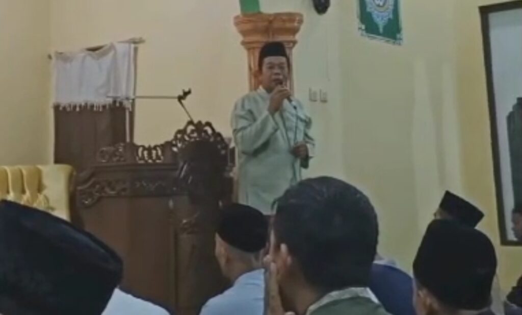 safari Ramadhan. Bersama Kepala Desa Sawangan H. Rudi Yanto.