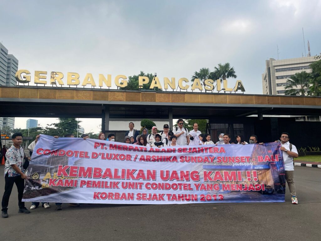 Kreditur D’Luxor PT MAS Sambangi Pengurus, Berikan Laporan Ke Komisi V DPR Serta Audiensi Ke Kementerian PKP