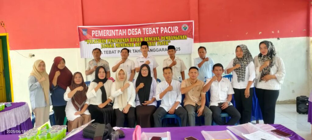 Pemdes Tebat Pacur Meninjau Lanjutan RPJMDes Tahun 2025