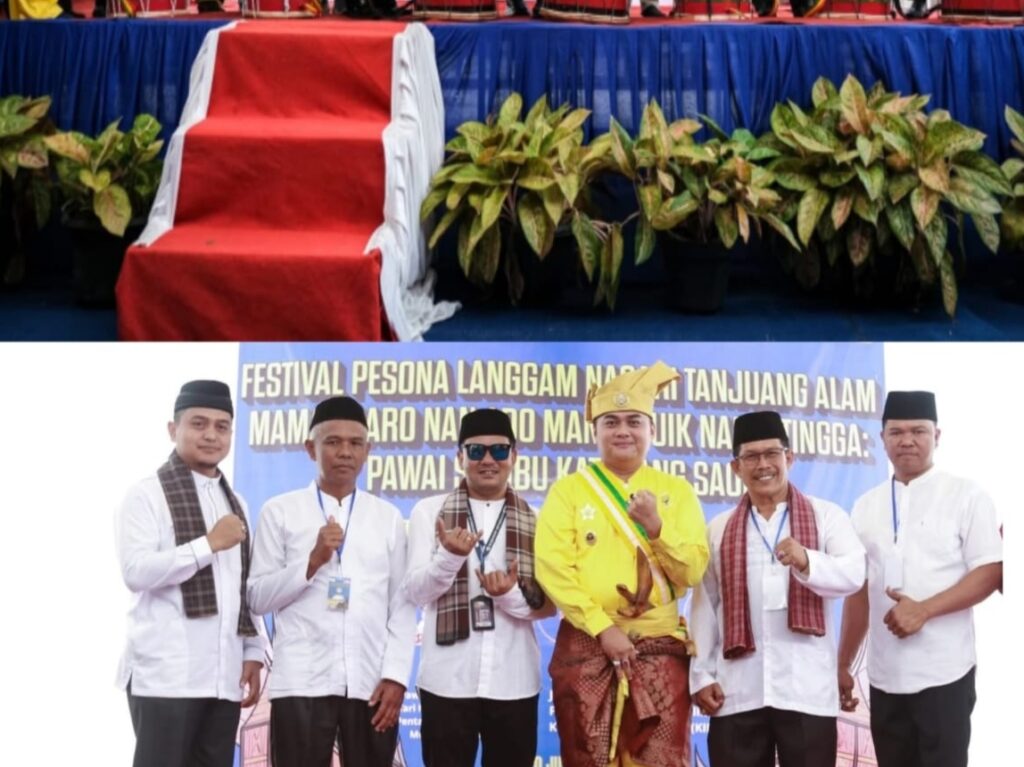 1000 Katidiang Saok Meriahkan SNSE Nagari Tanjung Alam Kab.Tanah Datar 2025. RAJO ALAM LUHAK NAN TIGO. TUBAGUS. DATO’ PESISIR AHMAD ABDARI hadir sebagai Tamu Undangan Khusus.
