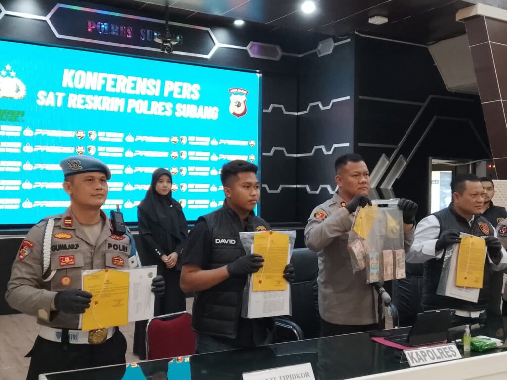Unit Tipikor Satreskrim Polres Subang Ungkap Tinfak Pidana Korupsi Oknum Kepala Desa Merugikan Negara Ratusan Juta