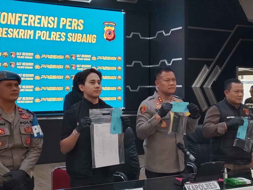 Satreskrim Polres Subang Ciduk Tersangka Modus Penipuan Mengaku Staf Khusus Gubernur Jabar