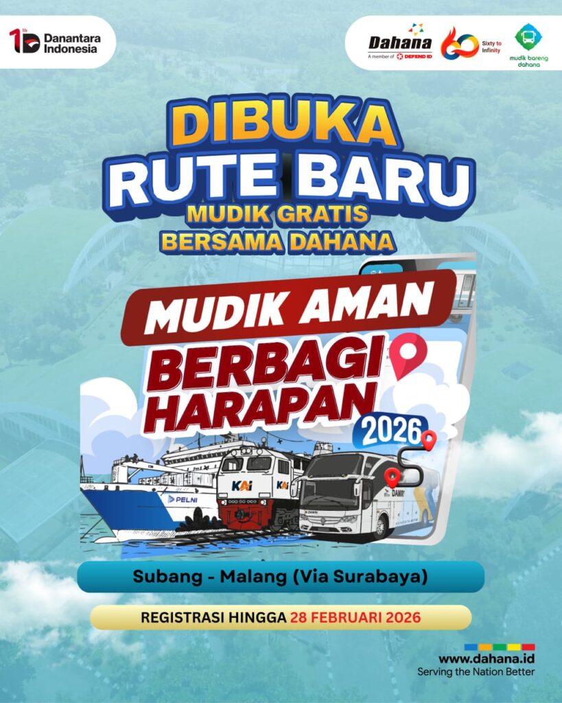 Mudik Gratis Bersama PT Dahana Dengan Menambahkan Rute Terbarunya.