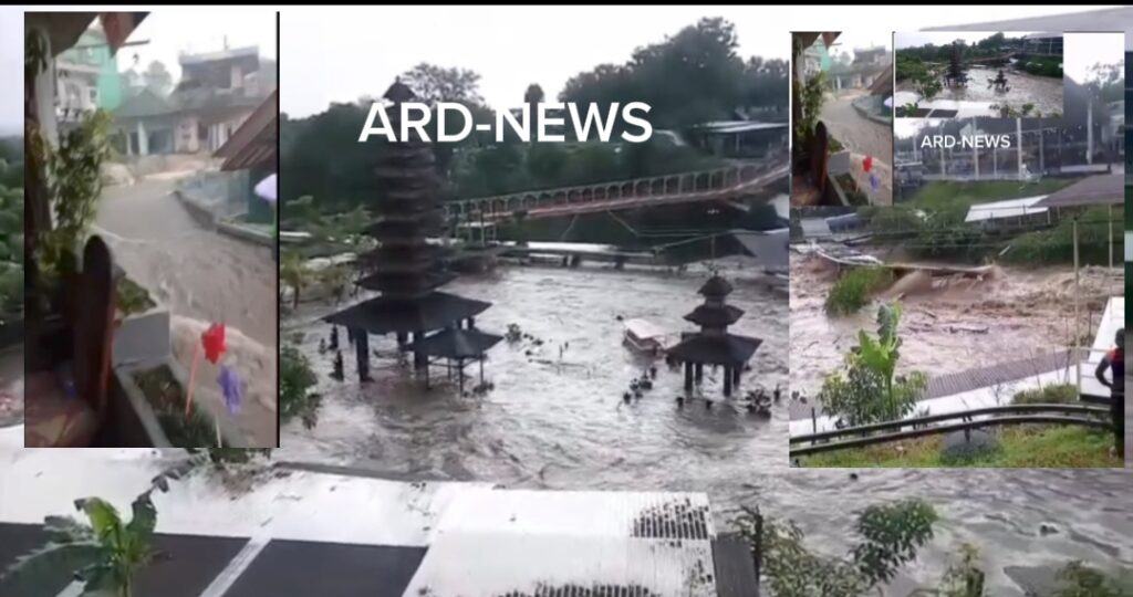 Banjir Deras Terjang Kawasan Wisata Di Prigen Dan Pandaan, Akses Jalan Terganggu