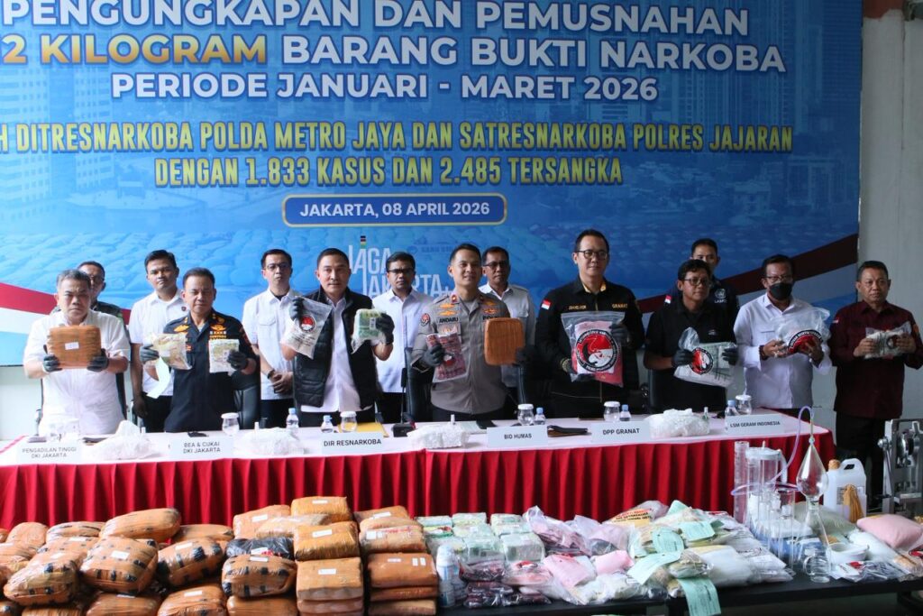 Bongkar Ribuan Kasus Narkoba, Polda Metro Jaya Ingatkan Bahaya Narkoba dan Dampaknya