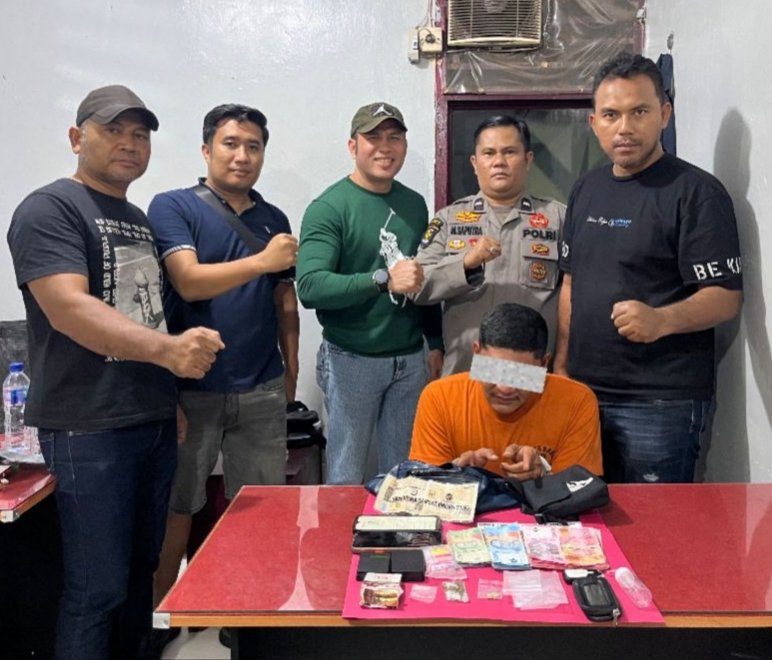 Polsek Ujung Batu Ringkus Terduga Pengedar Narkotika, Sabu, Ganja dan Ekstasi Disita