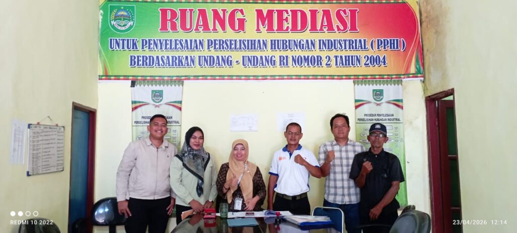 Diduga Demosi Berkedok Mutasi, Sengketa Pekerja PT KCN Rohul Dimediasi Disnaker