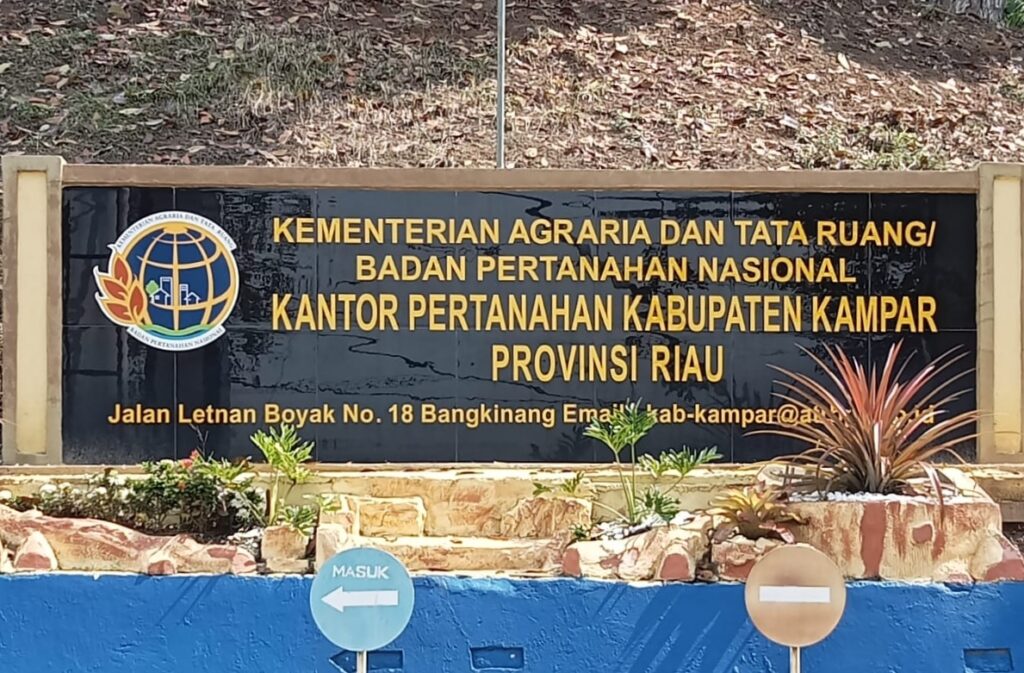 Ploting Tanah Tanpa Kepastian, Pelayanan BPN Kampar Dikeluhkan Warga   