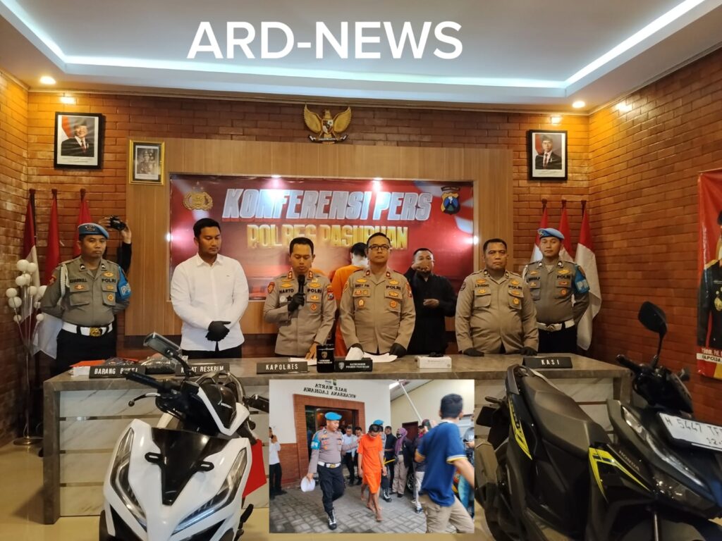 Polres Pasuruan Ungkap 3 Kasus Kejahatan Jalanan, Tangkap Pelaku Begal hingga Curanmor