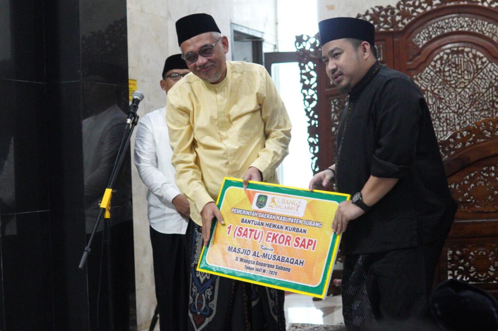 Bupati Subang Berharap Jadikan Momentum Idul Adha Menjadi Kekutan Gotong Royong