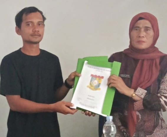 Pj Kepala Desa Batu Langkah Kecil Terima Audiensi, Pengurusan SKGR Dilanjutkan ke Kecamatan Kuok