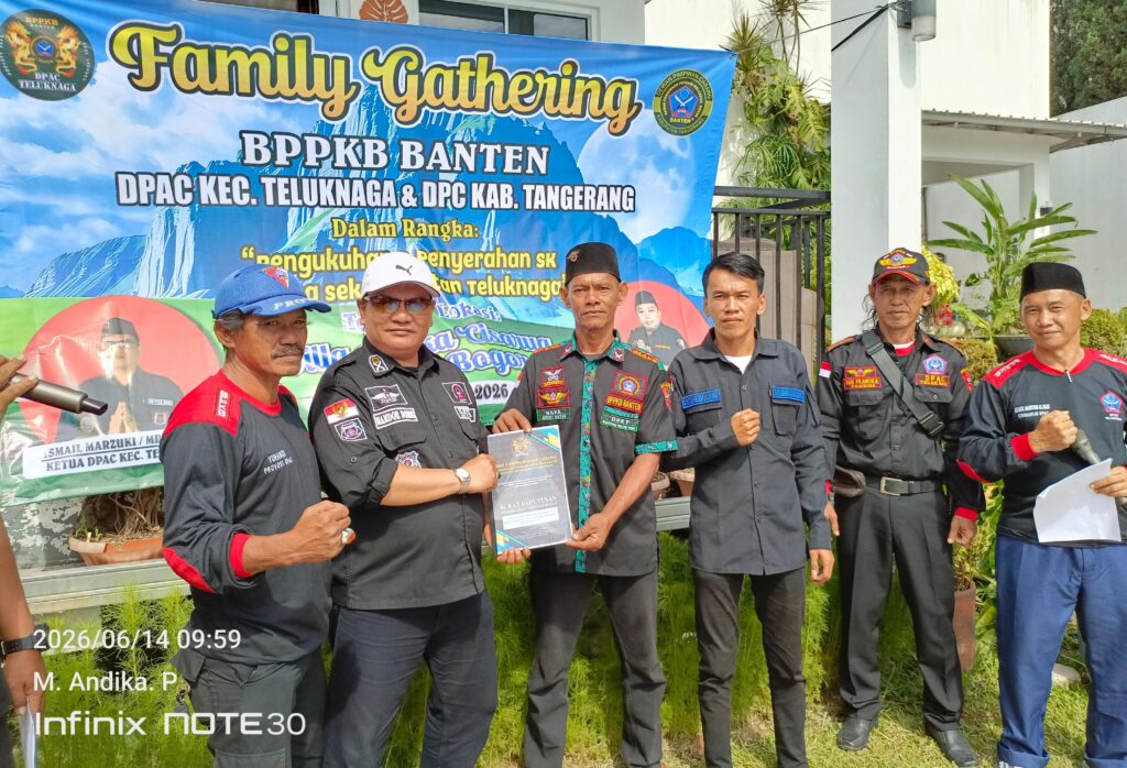 BPPKB Banten DPAC Teluknaga Kukuhkan 8 Ranting di Puncak Bogor, Perkuat Soliditas Organisasi
