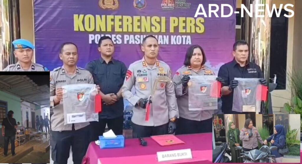 Tiga Begal Sadis Dibekuk Polresta Pasuruan, Satu Ditembak karena Melawan