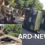 Ngeri! Gagal Nanjak, Truk Asbes di Tutur Mundur Hantam Rumah Sampai Lukai Warga IMG-20260706-WA0110