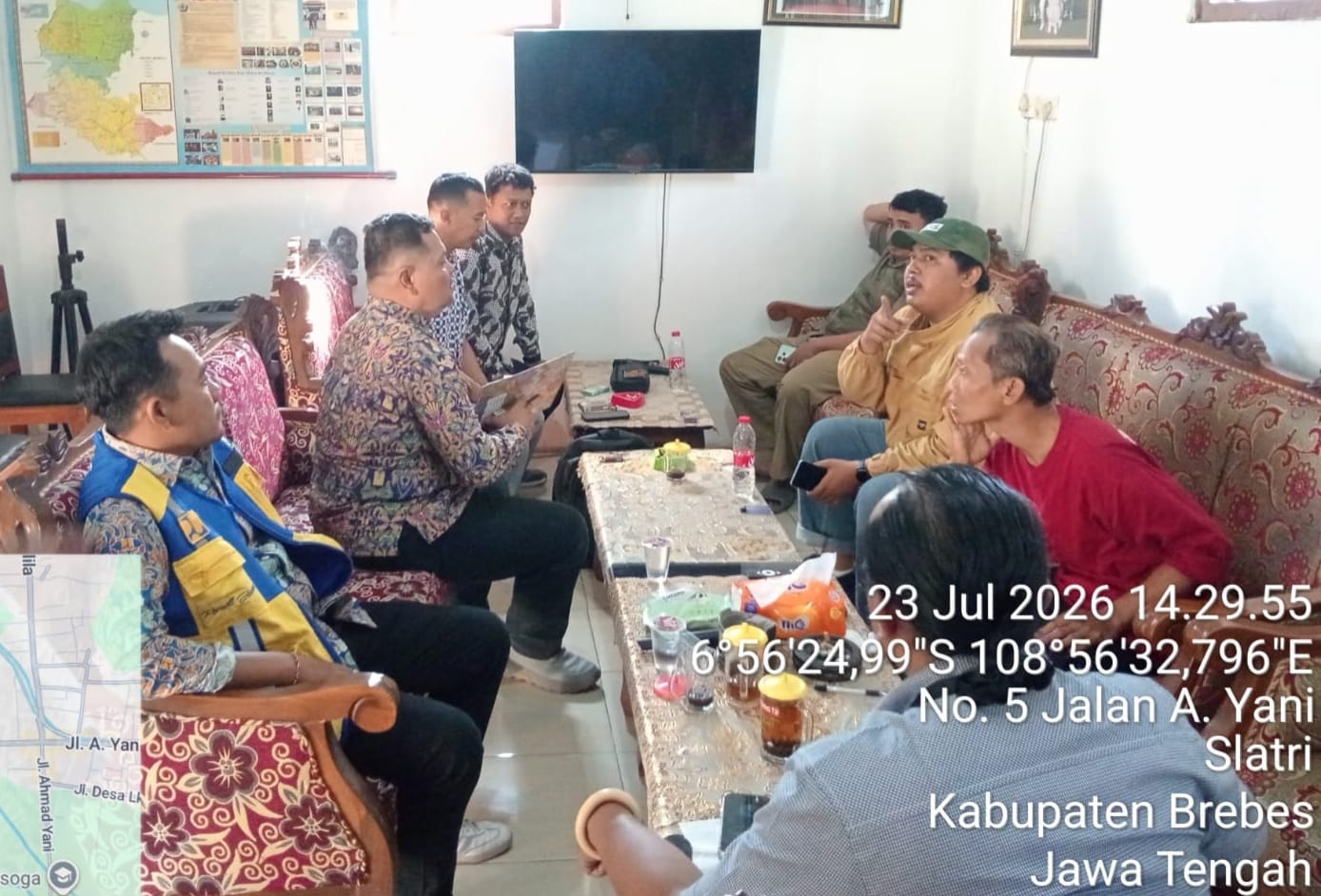 Pelaksana P3TGAI Slatri Brebes Klarifikasi: Material Pekerjaan Sudah Sesuai Spesifikasi