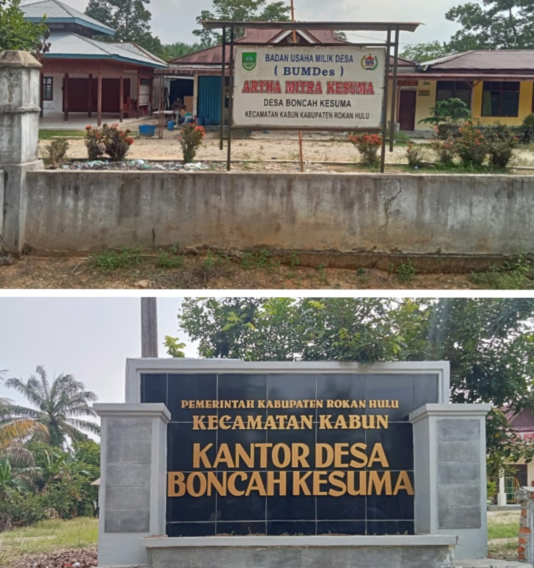 Sisa Dana Tabungan BUMDes Boncah Kesuma Rokan Hulu Belum Jelas, Camat Rekomendasikan Musdes`