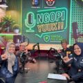 Ngopi Bareng  Humas Polda Riau Sorot Kenduri Akbar,Targerkan Rekor Muri 10.080 Peserta