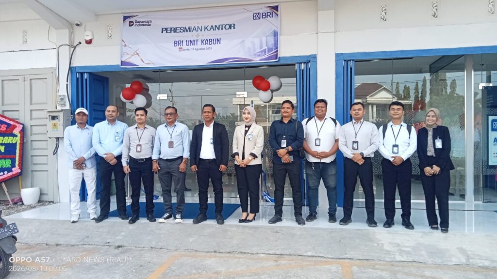 BRI Unit Kabun Resmi Kantor Baru, Komitmen Perkuat Pelayanan 10.000 Nasabah