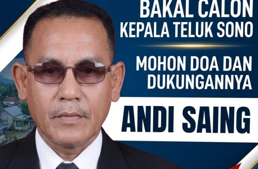 Niat Tulus Andi Saing Membangun Teluk Sono, Aspirasi Perubahan Mengemuka di Tengah Kontestasi Enam Kandidat